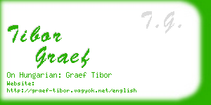 tibor graef business card